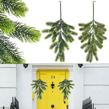 Load image into Gallery viewer, Artificial Plant Pine Needle Christmas Interior Decoration Background Wall Hanging Pine Tree Simulation Green Plant

