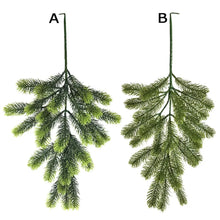 Load image into Gallery viewer, Artificial Plant Pine Needle Christmas Interior Decoration Background Wall Hanging Pine Tree Simulation Green Plant

