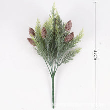 Load image into Gallery viewer, Artificial pine branches and leaves Christmas thuja branches fake pine needles branches pine accessories thuja leaves bunch pine
