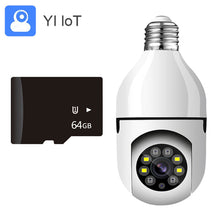 Load image into Gallery viewer, Aubess Surveillance E27 Lamp Wifi Camera Ptz Infrarood Nachtzicht Twee Manier Auto Tracking Voor Home Security Video
