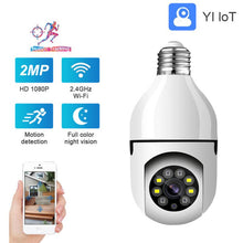 Load image into Gallery viewer, Aubess Surveillance E27 Lamp Wifi Camera Ptz Infrarood Nachtzicht Twee Manier Auto Tracking Voor Home Security Video
