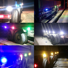 Load image into Gallery viewer, 4pcs Auto Car COB Truck Sidelight 24V LED Lamp For Truck Turning Side Lights Signal Decoration Lamp DC24V Bulb For Car Lighting
