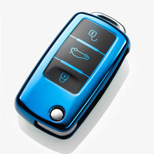Load image into Gallery viewer, Auto Tpu Car Key Case Cover for Polo Tiguan Passat B5 B6 B7 Golf 4 5 6 MK6 Jetta Lavida for Skoda Octavia
