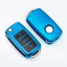 Load image into Gallery viewer, Auto Tpu Car Key Case Cover for Polo Tiguan Passat B5 B6 B7 Golf 4 5 6 MK6 Jetta Lavida for Skoda Octavia
