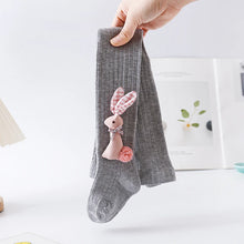Load image into Gallery viewer, Autumn Children Leggings Girl Cute Cartoon Bunny One-Piece Tights Kids Medium Thickness Cotton Solid Knit Tights Kids Pantyhose
