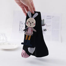 Load image into Gallery viewer, Autumn Children Leggings Girl Cute Cartoon Bunny One-Piece Tights Kids Medium Thickness Cotton Solid Knit Tights Kids Pantyhose
