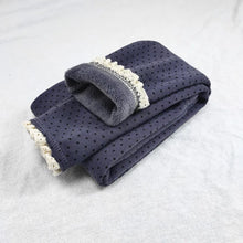 Load image into Gallery viewer, Autumn Winter Kids Warm Pants Sweet Girls Lace Fleece Leggings Children's Slim Thick Velvet Trousers Girls Dot Pant
