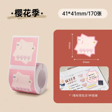 Load image into Gallery viewer, B21 Supplies Paper Fancy Color White Label Sticker Print Paper Roll For Niimbot B21 B1 B3S Printer Tear-proof Water / Oil-proof
