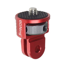 Load image into Gallery viewer, BGNING 360 Rotatable 1/4 Inch Screw Mini Tripod Adapter Mount CNC for GoPro Hero 11 10 5 For Insta360 ONE X3 X2 Xiaomi 4K Camera
