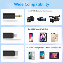Load image into Gallery viewer, BOYA BOYALINK Wireless Lavalier Lapel Microphone for iPhone Android DSLR Camera Youtube Live Streaming Audio Recording Interview
