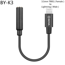 Load image into Gallery viewer, BOYA BY-M1 PRO 6m Clip-on Condenser Lavalier Lapel Microphone for PC Mobile Android DSLRs iPhone Streaming Youtube Microphone
