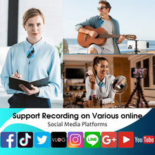 Load image into Gallery viewer, BOYA BY-V Professional Wireless Lavalier Mini Microphone for iPhone iPad Android Live Broadcast Gaming Recording Interview Vlog
