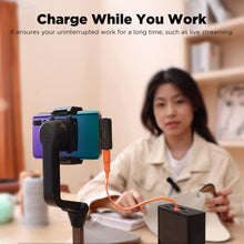 Load image into Gallery viewer, BOYA BY-V Wireless Lavalier Lapel Microphone for iPhone Android Cell Phone PC Computer Laptop Youtube Recording Streaming Vlog
