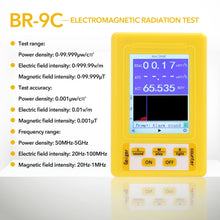 Load image into Gallery viewer, BR-9 Series Electromagnetic Radiation Nuclear Detector EMF Handheld Digital Display Geiger Counter Full-functional Type Tester
