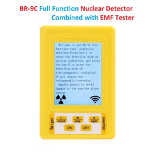 Load image into Gallery viewer, BR-9A BR-9B BR-9C 2-in-1 Handheld Electromagnetic Radiation Nuclear Detector EMF Geiger Counter Full-functional Type Tester
