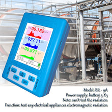 Load image into Gallery viewer, BR-9A Electromagnetic Radiation Detector High Accuracy Professional Semi-functional Type Electromagnetic Radiation Tester
