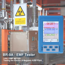 Load image into Gallery viewer, BR-9A Electromagnetic Radiation Detector High Accuracy Professional Semi-functional Type Electromagnetic Radiation Tester
