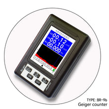 Load image into Gallery viewer, BR-9B Portable Digital Radiation Dosimeter Handheld Nuclear Radiation Detector Geiger Counter Semi-functional Type Marble Tester
