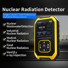 Load image into Gallery viewer, BR-9B Portable Digital Radiation Dosimeter Handheld Nuclear Radiation Detector Geiger Counter Semi-functional Type Marble Tester
