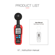 Load image into Gallery viewer, BSIDE EMF Meter Electric Field Magnetic Field Radiation Detector Electromagnetic Radiation Tester Radio Frequency Detect Meter
