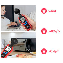 Load image into Gallery viewer, BSIDE EMF Meter Professional Electromagnetic Field Radiation Detector Handheld Radiator Electric Magnetic Dosimeter Geiger Test
