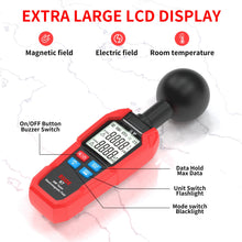 Load image into Gallery viewer, BSIDE EMF Meter Professional Electromagnetic Field Radiation Detector Handheld Radiator Electric Magnetic Dosimeter Geiger Test
