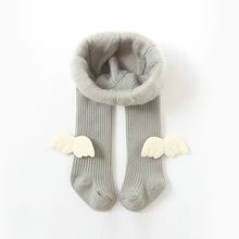 Load image into Gallery viewer, Baby Girl Boy Warm Thick Pantyhose Fleece Inside Knitted Angel Wings Infant Toddler Legging Tights Pants Stockings Winter 0-8Y
