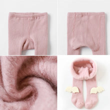 Load image into Gallery viewer, Baby Girl Boy Warm Thick Pantyhose Fleece Inside Knitted Angel Wings Infant Toddler Legging Tights Pants Stockings Winter 0-8Y
