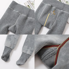 Load image into Gallery viewer, Baby Girls Warm Tights Plush Velvet Winter Pantyhose Fleece Lined Thick Knitted Leggings For Toddler Baby Kids Tights Stockings
