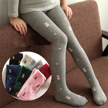 Load image into Gallery viewer, Baby Tights Winter Autumn Bear Print Soft Cotton Thick Warm Baby Girl Tights Newborn Toddler Tight Boy Girl Pantyhose Clothes

