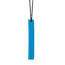Load image into Gallery viewer, Baby silicone teether children building block chewing necklace sensory chewing molar pendant oral motor toy for ADHD boy gift
