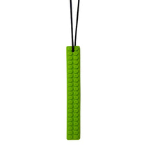 Load image into Gallery viewer, Baby silicone teether children building block chewing necklace sensory chewing molar pendant oral motor toy for ADHD boy gift
