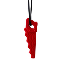 Load image into Gallery viewer, Baby silicone teether children building block chewing necklace sensory chewing molar pendant oral motor toy for ADHD boy gift
