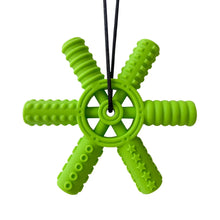Load image into Gallery viewer, Baby silicone teether children building block chewing necklace sensory chewing molar pendant oral motor toy for ADHD boy gift
