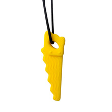 Load image into Gallery viewer, Baby silicone teether children building block chewing necklace sensory chewing molar pendant oral motor toy for ADHD boy gift
