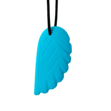 Load image into Gallery viewer, Baby silicone teether children building block chewing necklace sensory chewing molar pendant oral motor toy for ADHD boy gift
