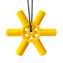 Load image into Gallery viewer, Baby silicone teether children building block chewing necklace sensory chewing molar pendant oral motor toy for ADHD boy gift
