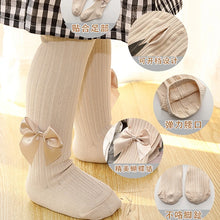 Load image into Gallery viewer, Babys' Leggings Spring Autumn Thin Style Needle Cotton Large PP Children's Outerwear Medium Thick Girl Kids Bow Pantyhose Tights
