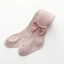 Load image into Gallery viewer, Babys' Leggings Spring Autumn Thin Style Needle Cotton Large PP Children's Outerwear Medium Thick Girl Kids Bow Pantyhose Tights
