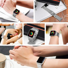 Load image into Gallery viewer, Band For Apple Watch6 5 4 3 2 1 42mm 38mm 40MM 44MM Metal Stainless Steel Watchband Bracelet Strap for iWatch Series Accessories
