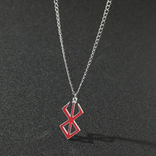 Load image into Gallery viewer, Berserk Necklace Guts Sword Logo Pendants Choker The Mad Warrior Of Norse Viking Mythology Men Chain Necklaces Xams Gift
