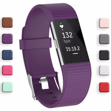 Load image into Gallery viewer, Wristband Wrist Strap Smart Watch Band Strap Soft Watchband Replacement Smartwatch Band For Fitbit Charge 2
