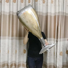 Load image into Gallery viewer, Big Helium Balloon Champagne Goblet Balloon Wedding Birthday Party Decorations Adult Kids Ballons Globos Event Party Supplies
