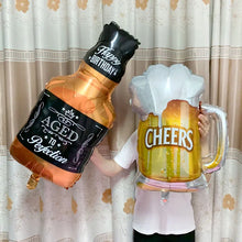 Load image into Gallery viewer, Big Helium Balloon Champagne Goblet Balloon Wedding Birthday Party Decorations Adult Kids Ballons Globos Event Party Supplies
