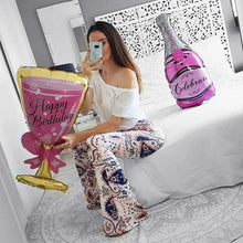 Load image into Gallery viewer, Big Helium Balloon Champagne Goblet Balloon Wedding Birthday Party Decorations Adult Kids Ballons Globos Event Party Supplies
