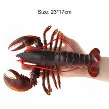 Load image into Gallery viewer, Big Size Animal Figurines Ocean Sea Life Action Figure Simulated Lobster Models Children Kids Baby Toys Gift Collection Toy
