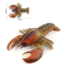 Load image into Gallery viewer, Big Size Animal Figurines Ocean Sea Life Action Figure Simulated Lobster Models Children Kids Baby Toys Gift Collection Toy
