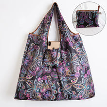 Load image into Gallery viewer, Big Size Thick Nylon Large Tote ECO Reusable Polyester Portable Shoulder Women's Handbags Folding Pouch Shopping Bag Foldable

