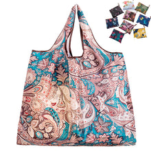 Load image into Gallery viewer, Big Size Thick Nylon Large Tote ECO Reusable Polyester Portable Shoulder Women's Handbags Folding Pouch Shopping Bag Foldable
