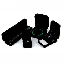 Load image into Gallery viewer, Black Velvet Full Range Jewelry Box Ring Earrings Holder Bracelet Box Pendant Necklace Organizer Jewelry Storage Box Gift Box
